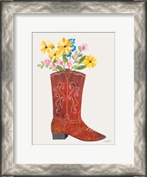 Framed Western Cowgirl Boot V