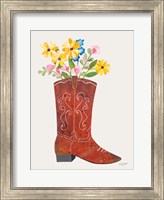 Framed Western Cowgirl Boot V