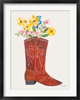 Framed Western Cowgirl Boot V