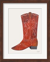 Framed Western Cowgirl Boot II