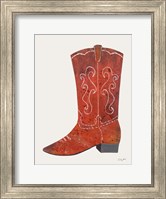 Framed Western Cowgirl Boot II