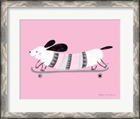 Framed Pink Dog