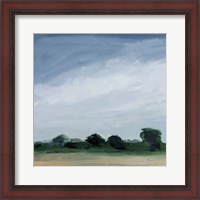 Framed Gray Over Green