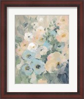 Framed Cottage Blue Floral II