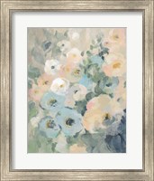 Framed Cottage Blue Floral II