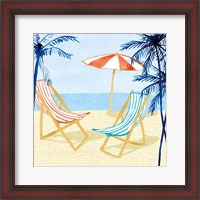 Framed Laguna Lounging I