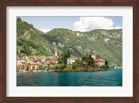 Framed Lake Como Village IV