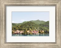 Framed Lake Como Village III