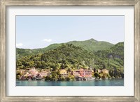 Framed Lake Como Village III