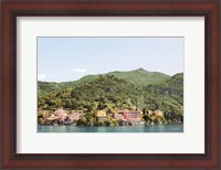 Framed Lake Como Village III