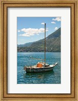 Framed Lake Como Boats II