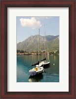 Framed Lake Como Boats I