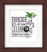 Framed Educate Elevate Celebrate