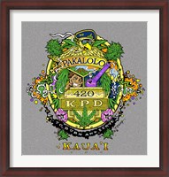 Framed Pakalolo KPD Badge