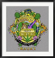 Framed Pakalolo KPD Badge