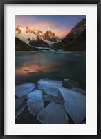 Framed Frozen Morning - Laguna Torre