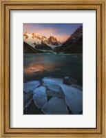 Framed Frozen Morning - Laguna Torre