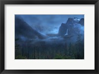 Framed Gloomy Mountain