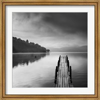 Framed Lake view with Pier II