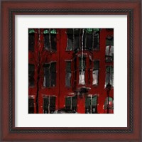 Framed Red House Reflections