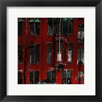 Framed Red House Reflections