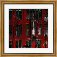 Framed Red House Reflections