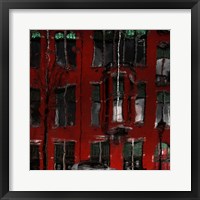 Framed Red House Reflections