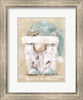 Framed Gnome for the Holidays