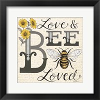 Framed Love & Bee Loved