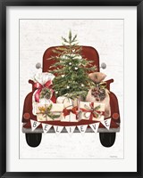 Framed Believe Christmas Truck