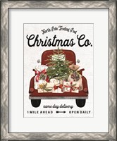 Framed Christmas Co. Truck Delivery