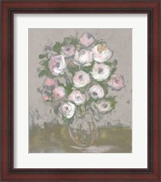 Framed Painterly Pink Posies