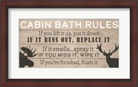 Framed Cabin Bath Rules