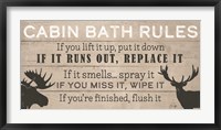 Framed Cabin Bath Rules