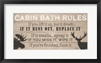 Framed Cabin Bath Rules