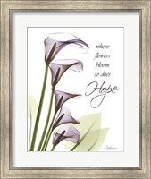 Framed Hope Purple