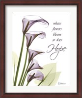 Framed Hope Purple