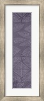 Framed Vibrant Purple Leaf Panel 2