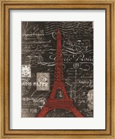 Framed Paris Red