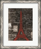 Framed Paris Red