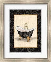Framed Black Gold Bath