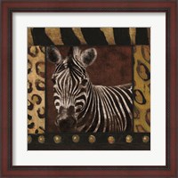 Framed Zebra bordered
