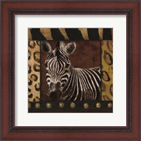 Framed Zebra bordered