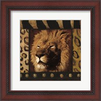 Framed Lion Bordered