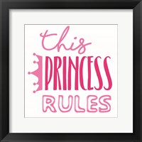 Framed Princess Rules
