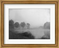 Framed Misty Lake Day