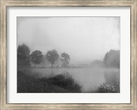 Framed Misty Lake Day