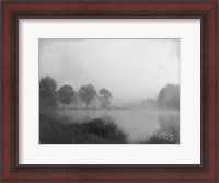 Framed Misty Lake Day
