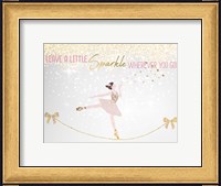 Framed Leave a LIttle Sparkle v1