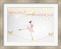 Framed Leave a LIttle Sparkle v1